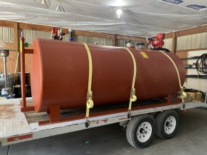 Diesel tank on the move - Dagsboro